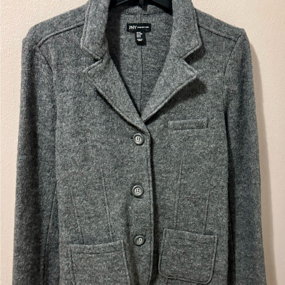 Jones New York wool cardigan /jacket size M